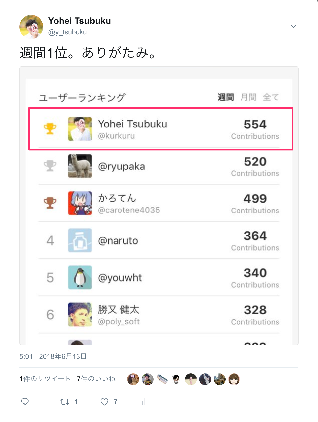 そして、週間一位に.png